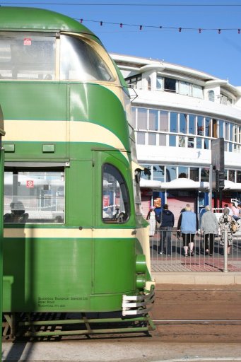 Blackpool Tramway tram 700 at Pleasure Beach