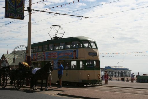 Blackpool Tramway tram miscellenea at Manchester Square
