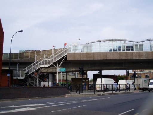 Docklands Light Railway station at Deptford Bridge