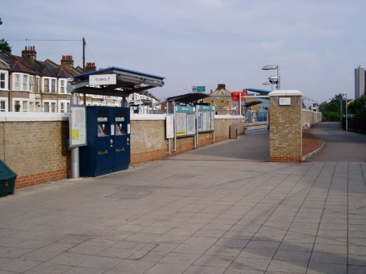 Docklands Light Railway station at Elverson Road