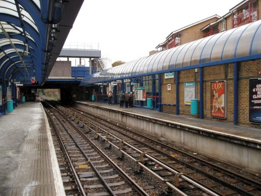Docklands Light Railway station at Bow Church