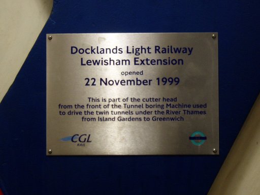 Docklands Light Railway station at Cutty Sark