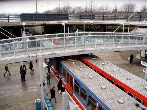 Docklands Light Railway station at Cyprus