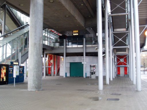 Docklands Light Railway station at East India