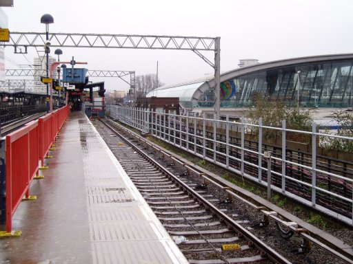 Docklands Light Railway station at old Stratford