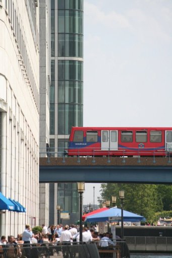 Docklands Light Railway Isle Of Dogs at West India Dock (Export)