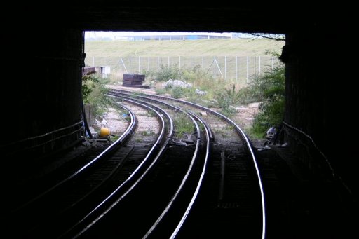 Docklands Light Railway Stratford International route at Stratford Low Level