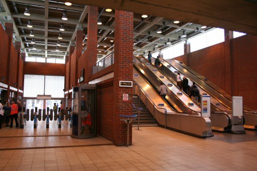 Docklands Light Railway station at West Ham