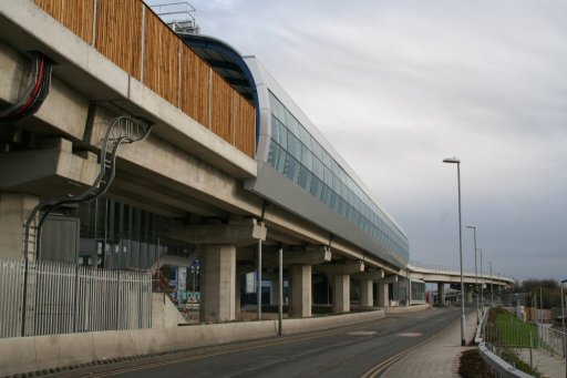 Docklands Light Railway station at London City Airport