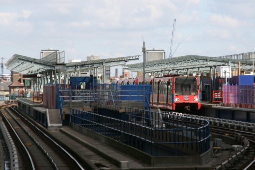 Docklands Light Railway unit West India Quay at West India Quay station