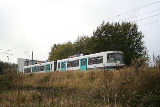 Metrolink tram 1007 at Hagside