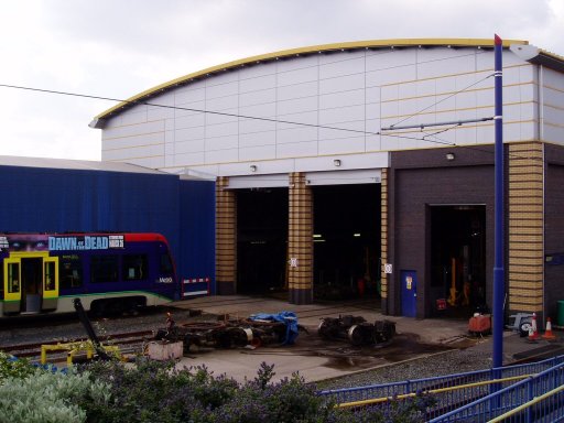 Midland Metro Wednesbury depot