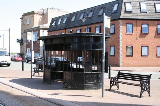 Blackpool Tramway tram stop at Pharos Street