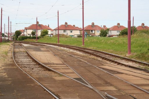 Blackpool Tramway tram stop at Thornton Gate