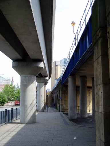 Docklands Light Railway Bank route at near Westferry
