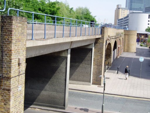 Docklands Light Railway Bank route at Westferry