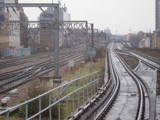 Docklands Light Railway Bank route at Tower Gateway