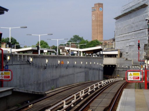 Docklands Light Railway Lewisham route at Greenwich
