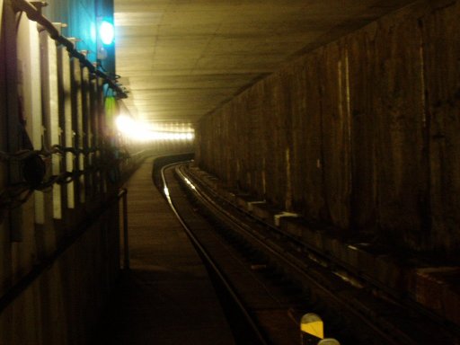 Docklands Light Railway Lewisham route at Island Gardens
