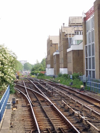 Docklands Light Railway Lewisham route at Crossharbour