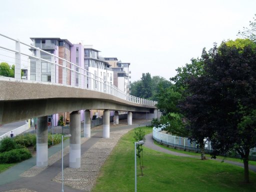 Docklands Light Railway Lewisham route at Deptford Bridge