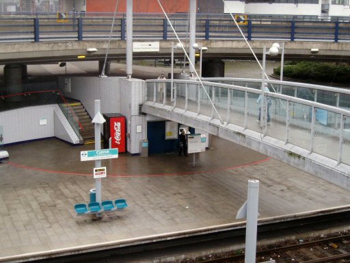Docklands Light Railway station at Cyprus