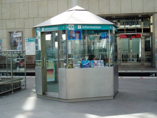 Docklands Light Railway station at Canary Wharf
