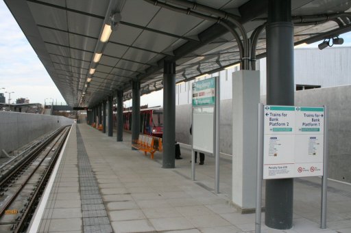 Docklands Light Railway station at King George V