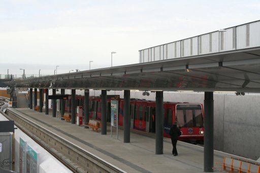 Docklands Light Railway station at King George V