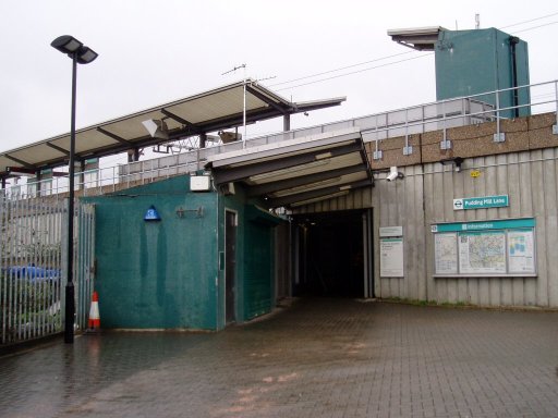 Docklands Light Railway station at Pudding Mill Lane