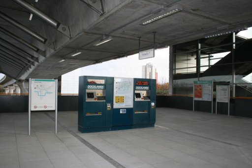 Docklands Light Railway station at Pontoon Dock