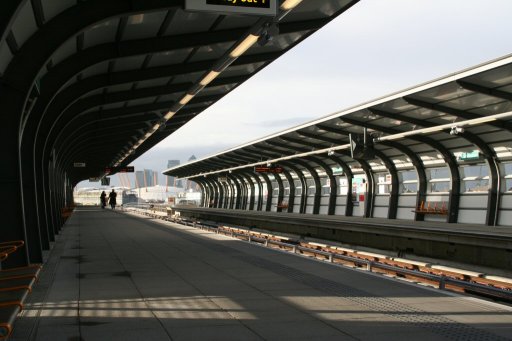 Docklands Light Railway station at Pontoon Dock