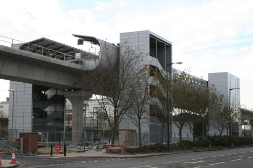 Docklands Light Railway station at Pontoon Dock