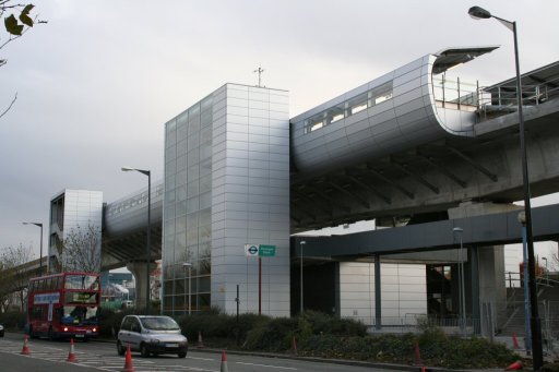 Docklands Light Railway station at Pontoon Dock