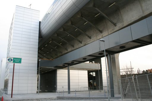 Docklands Light Railway station at Pontoon Dock