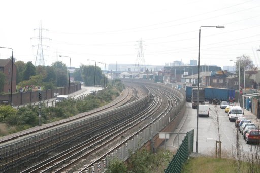 Docklands Light Railway station at Star Lane