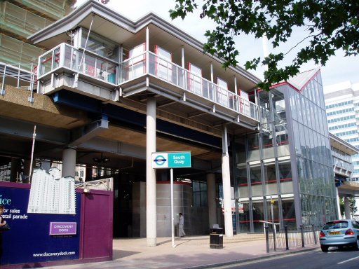 Docklands Light Railway station at South Quay
