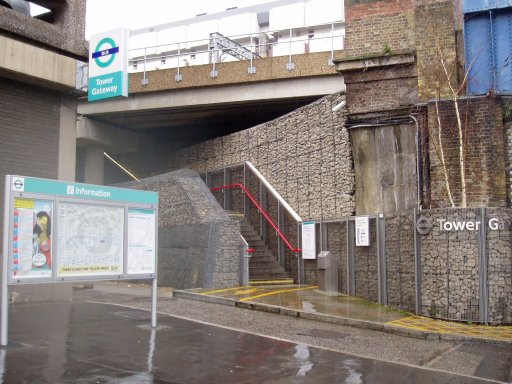 Docklands Light Railway station at Tower Gateway