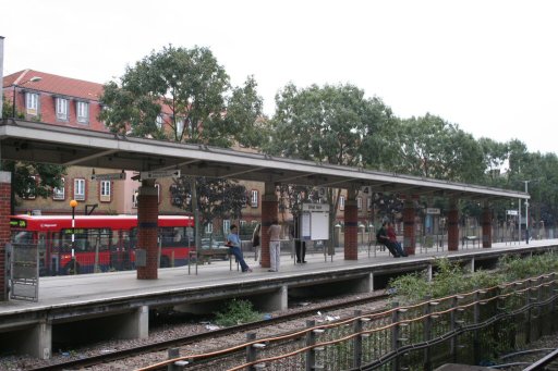 Docklands Light Railway station at West Ham