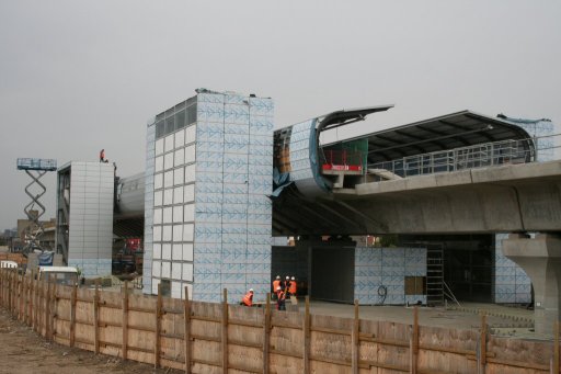 Docklands Light Railway station at lcy archive