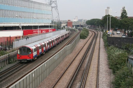 Docklands Light Railway Stratford International route at Stephenson Road