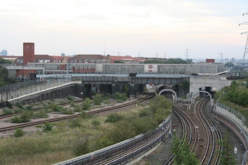 Docklands Light Railway West Ham at West Ham station