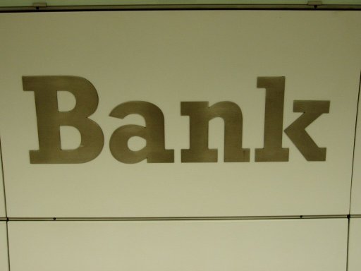 Docklands Light Railway sign at Bank station