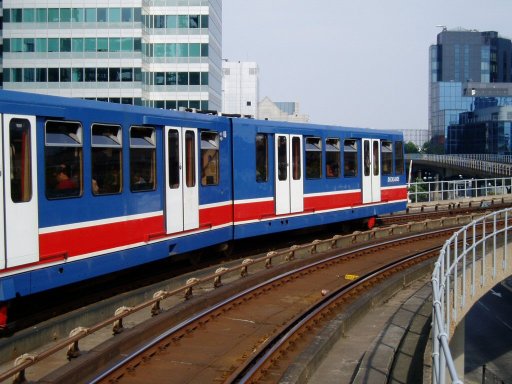Docklands Light Railway unit 06 at South Quay