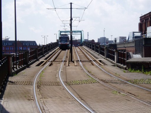 Metrolink City route at Lower Mosley Street