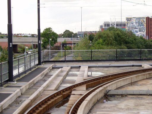 Metrolink Eccles route at Pomona