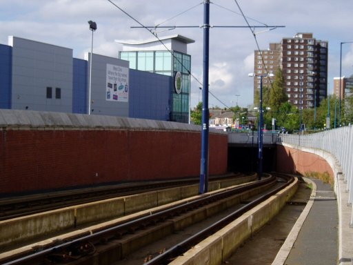 Metrolink Eccles route at Ladywell