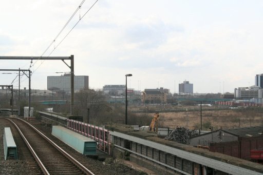 Metrolink eccles route at Cornbrook