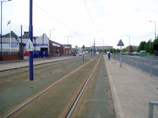 Midland Metro Line One at Bilston Road