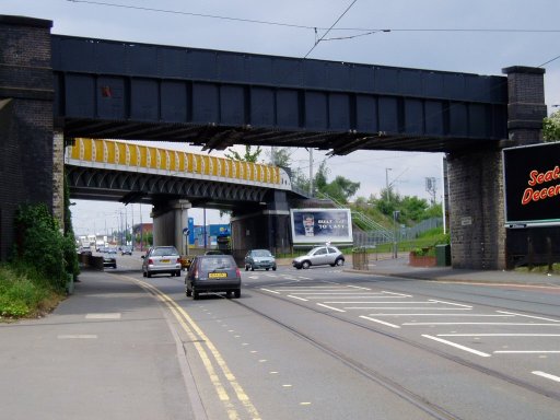 Midland Metro Line One at Bilston Road